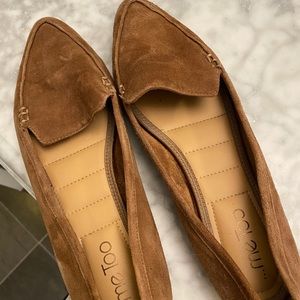 Me Too Brand Dark Suede Flats